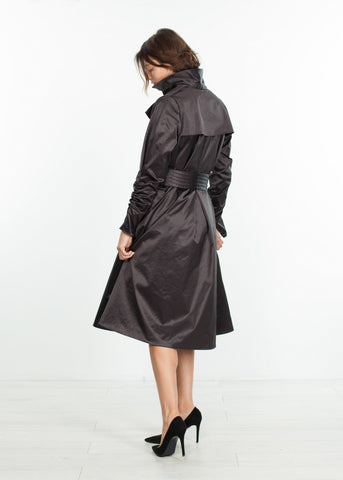 Image of Trench Coat in Black
