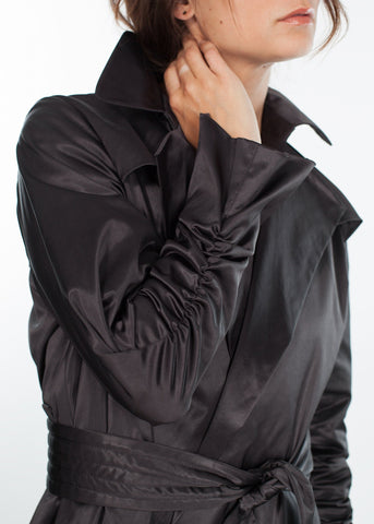 Image of Trench Coat in Black