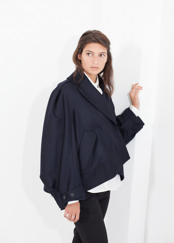 Image of Wool Cocoon Jacket