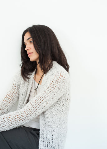 Image of Bulk Stitch Cardigan in Cloud