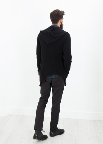Image of Pill Zip Sweater in Black