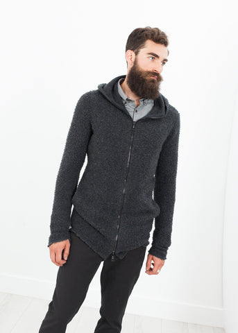 Image of Pill Zip Sweater in Anthracite