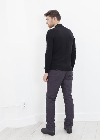 Image of Merino Knit Turtleneck in Black