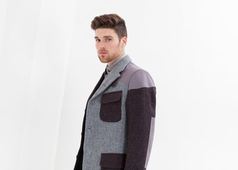 Image of Crazy Mallory Jacket in Blue Mix