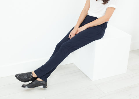 Image of Easy Slim Pant in Navy