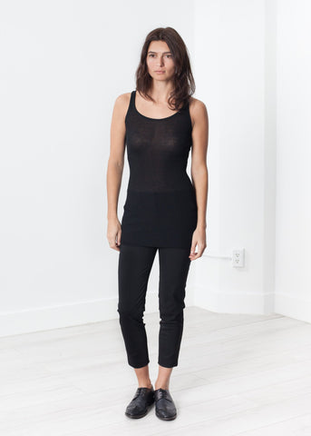 Image of Easy Ribbed Tank in Black