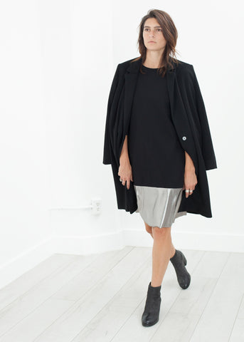 Image of Border Dress in Black/Silver