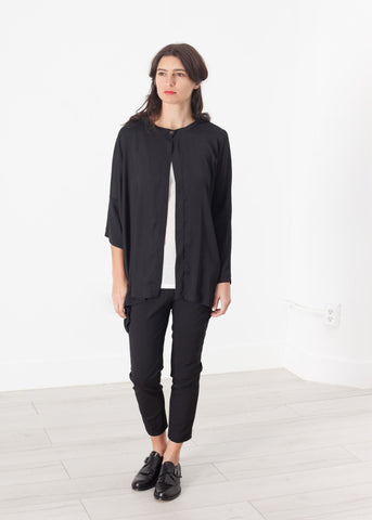 Image of Unbalanced Cardigan in Black