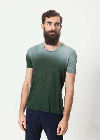 Image of Overprint T-Shirt in Green