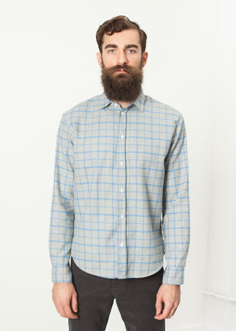 Image of Paul Shirt in Grey Flannel