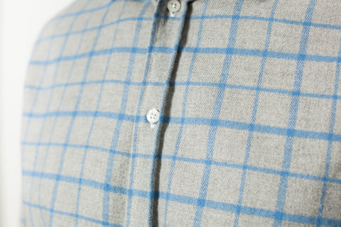 Image of Paul Shirt in Grey Flannel