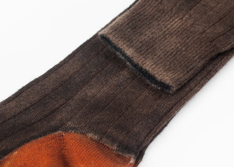 Image of Cashmere Knit Sock in Bronze