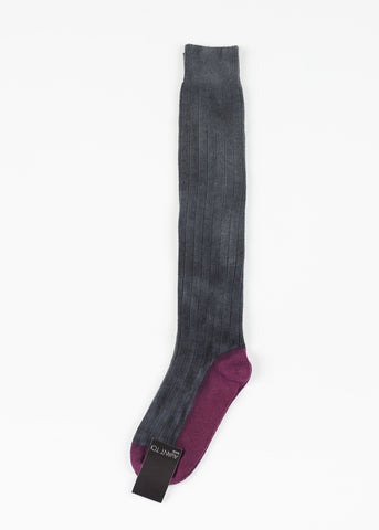 Image of Cashmere Knit Sock in Grey