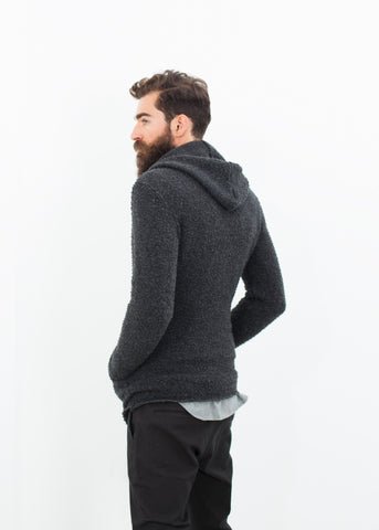 Image of Pill Zip Sweater in Anthracite