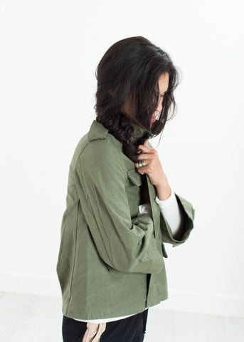 Image of Big Army Jacket in Olive