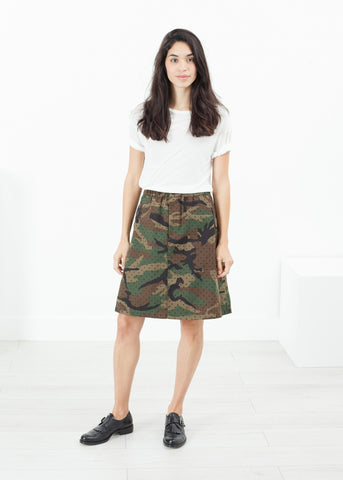 Image of Military Skirt in Camo