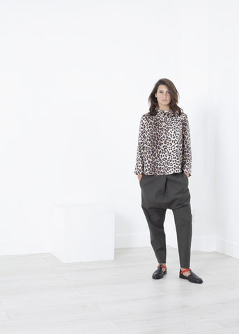Image of Madame L Blouse in Leopard