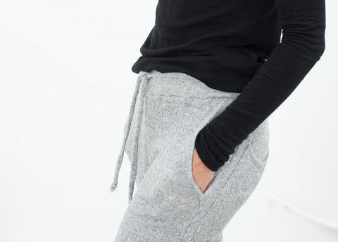 Image of Highsoft Cropped Sweat in Heather Grey