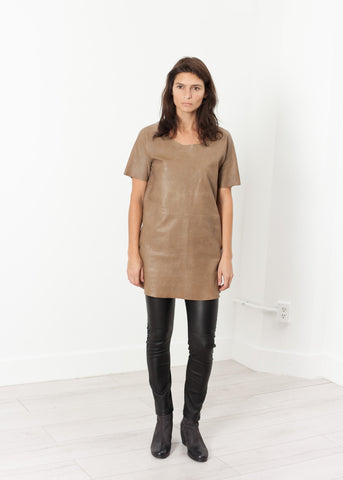 Image of Leather Front Tunic