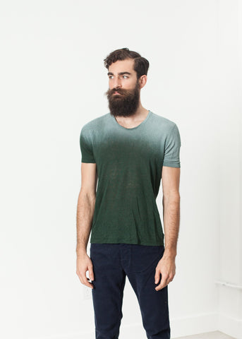 Image of Overprint T-Shirt in Green