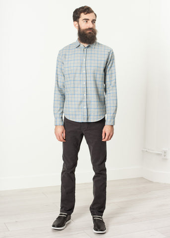 Image of Paul Shirt in Grey Flannel