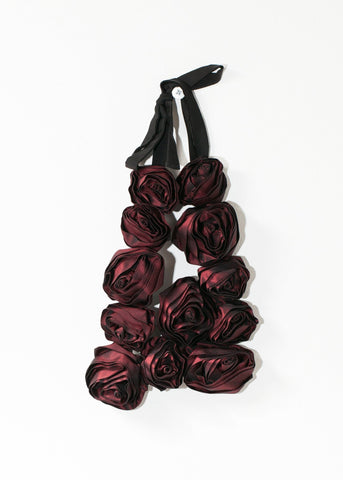 Image of Rose Necklace in Red