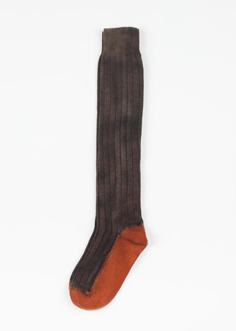 Image of Cashmere Knit Sock in Bronze